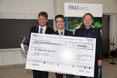 Towards entry "Winner of SAOT Young Researcher Award in Optical Technologies announced"