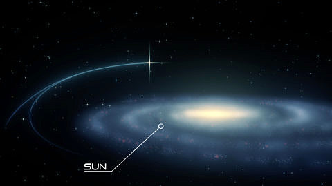 Towards entry "Hypervelocity binary star puzzles astronomers"