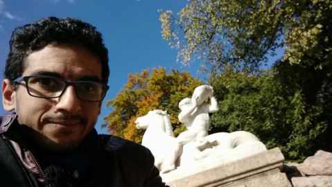 El Mehdi in Munich. (Image: El Mehdi Lemnaouar)