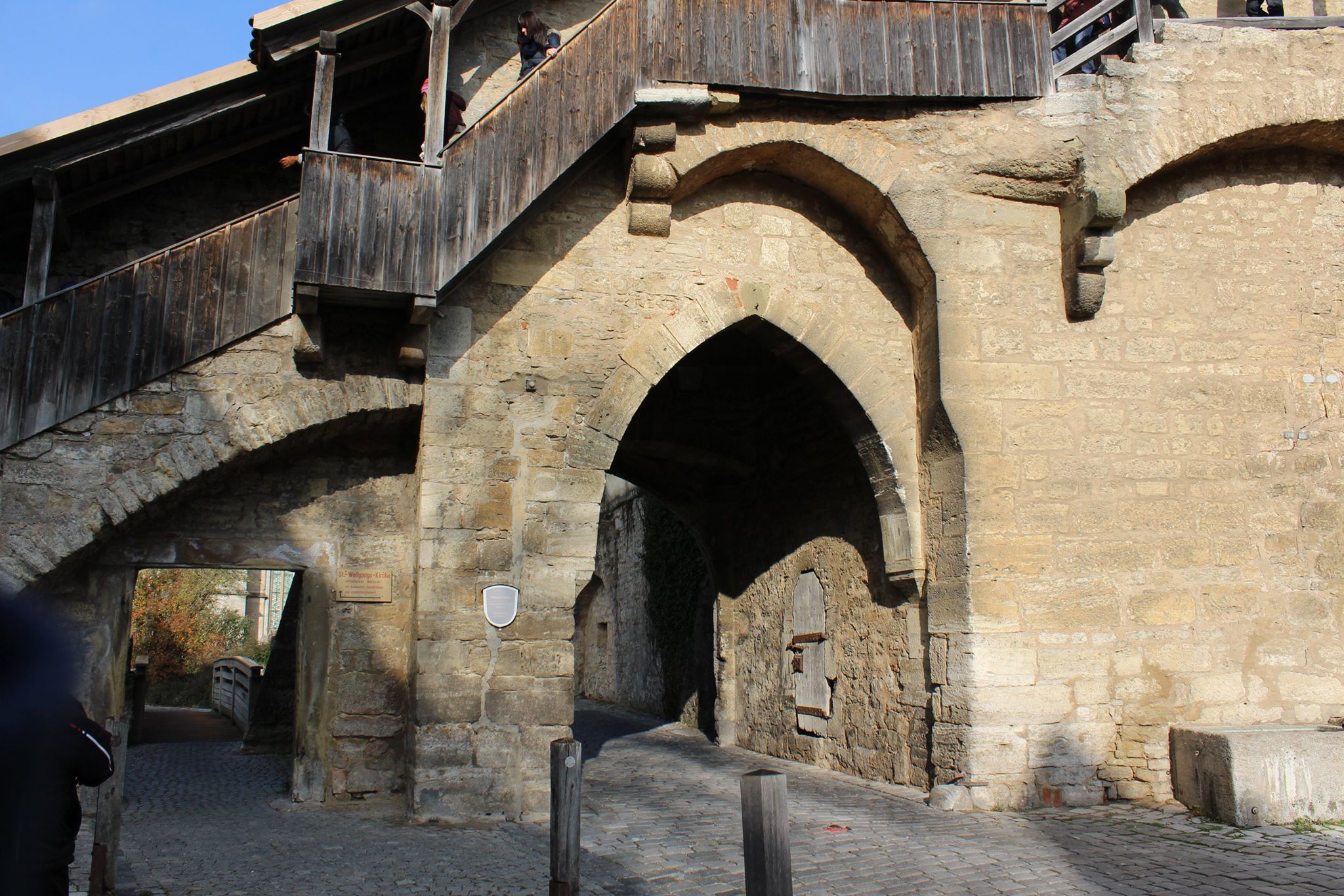 Stairs to the medieval city wall of Rothenburg. (Image: El Mehdi Lemnaouar)