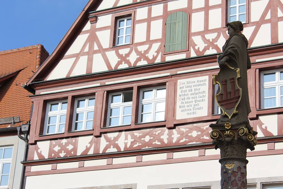 Half-timbered house in Rothenburg.(Image: El Mehdi Lemnaouar)