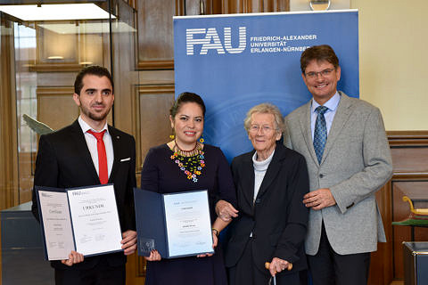 Towards entry "FAU recognises high-flying students who take time to make a valuable contribution to society"