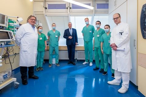 Towards entry "Coronavirus: More intensive care beds made available at Universitätsklinikum Erlangen"