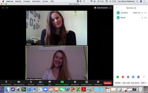 Towards entry "Studying during the coronavirus pandemic   "