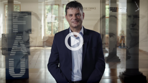 Towards entry "FAU President’s video message on the coronavirus pandemic"