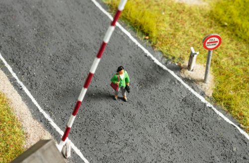 A woman on a street.