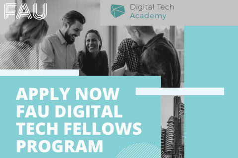 Towards entry "Apply now: FAU Digital Tech Fellows Program"