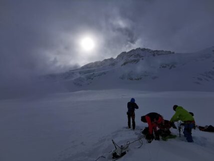 Field research at the Jungfraujoch, Alps