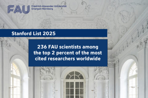 Towards entry "Top-cited scientists: FAU reseachers amongst the top 2 percent"