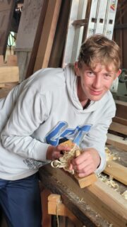 Educational rowing on the Altmühlsee: Participants with a plane. (Photo: Thomas Eberle)