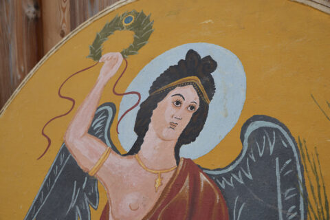 Roman shield with Victoria motif. (Image: FAU/Boris Mijat)(Image: FAU/Boris Mijat)