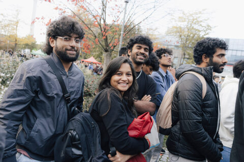 First semester welcome 2025 in the Heinrich-Lades-Halle. (Image: FAU/Giulia Iannicelli)