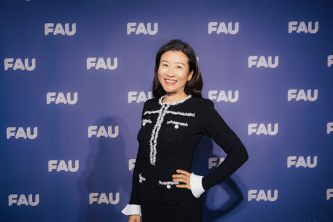FAU Awards 2025: FAU Awards 2025: Ehrensenatorin Xue-Hong Dong-Geis. (Bild: FAU/Giulia Iannicelli)