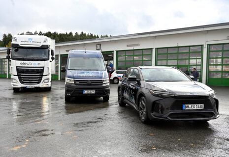 The project's test vehicle fleet. (Image: FAU/FAU/Harald Sippel)